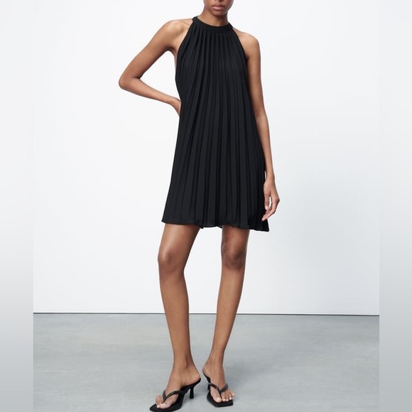 Pleated Black Dress Zara Maxi Dress Black Lace Pleated Dress Dress Zara  Black Lace Midi